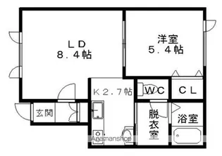 グッドラック【1階】の間取り